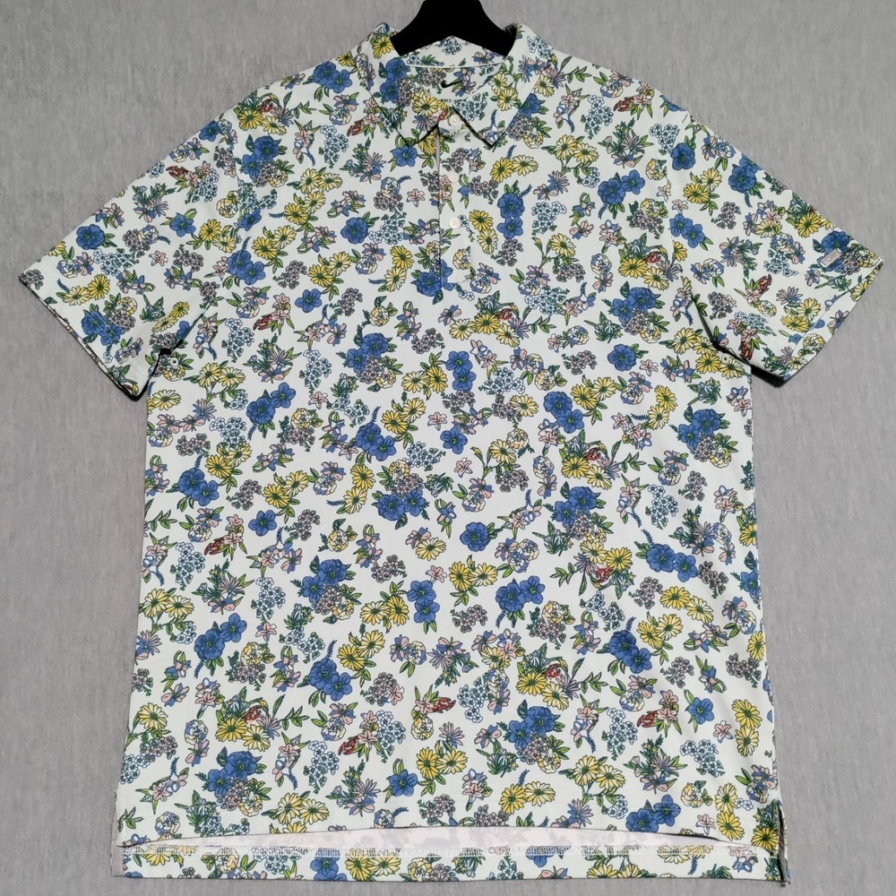 Nike Tour Dri-FIT Player Floral Golf Polo Shirt Mens LARGE Colorful DH0940‎ 394 - Picture 2 of 15